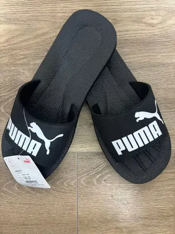 [새상품] puma 샌들 퓨어캣 27cm 블랙