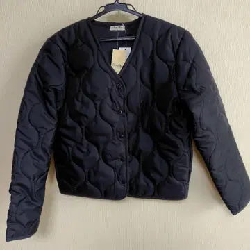 택 포함 chou chou 퀼팅 자켓 V넥