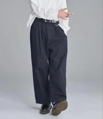 ADRER 빈티지 메이크 와이드 테이퍼드 데님