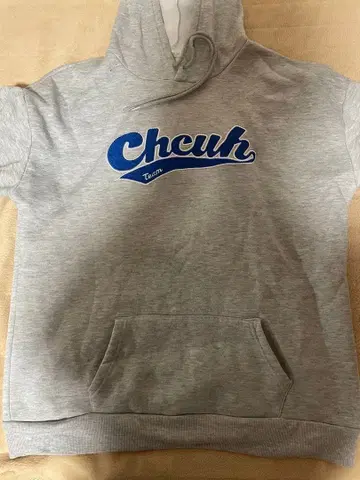 그레이 로고 후드티 후디 Y2K