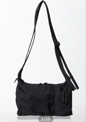 WCJ 발수 숄더백 블랙