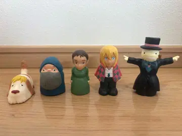 하울의 움직이는 성 지브리 손가락 인형 소프트 비닐 세트