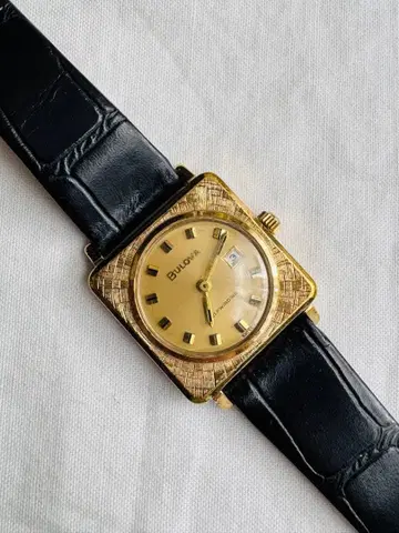 BULOVA 셀프와인딩 앤티크 워치 골드 시계 금