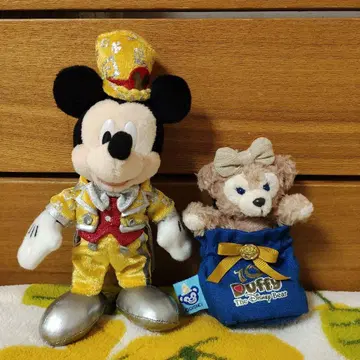 미키마우스 30주년 셰리메이 10주년 키링 2개 세트