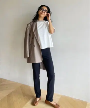 Searoomlynn SLIM 스트레치 RIB 팬츠