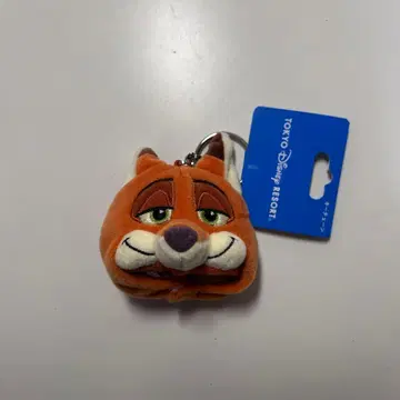 도쿄 디즈니 리조트 봉제 인형 키링 주토피아 닉