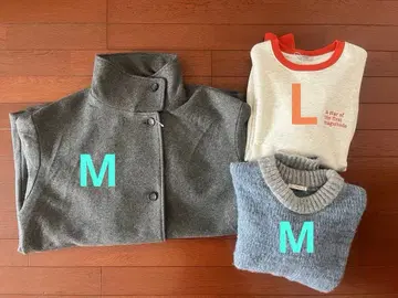 [세트 판매] 시마무라 다나카 리나 울 코트 맨투맨 니트