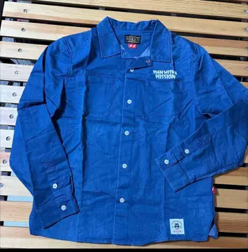 MAN WITH A MISSION 데님 셔츠 맨위즈