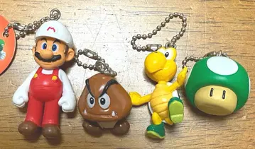 슈퍼 마리오 마스코트 피규어 키링 4개 세트