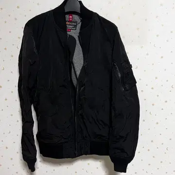 ALPHA INDUSTRIES MA-1 플라이트 자켓 M 블랙