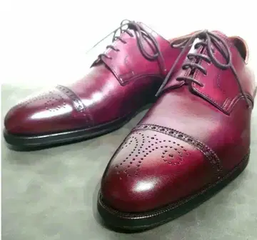 미사용 새상품 크로켓&존스 핸드그레이드 버건디 7D