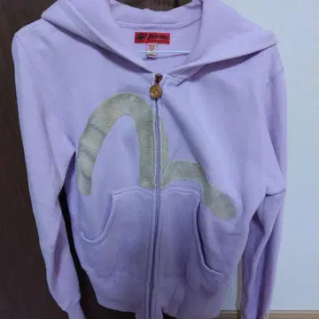 에비수 라벤더 후드 부착 후드티 M