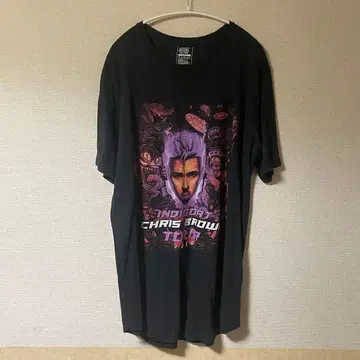 크리스 브라운 라이브t셔츠 XL 사이즈