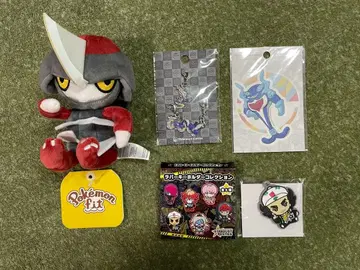 포켓몬 fit 코마타나, 전국 도감 메탈 참, 러버 키링, 스티커