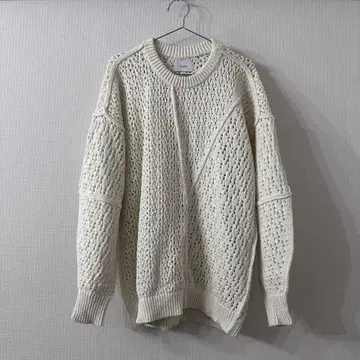 CLANE 패치워크 케이블 니트