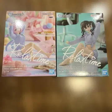 BANDAI Relax time 피규어 2체 세트