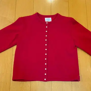 agnes b. 가디건 프레션 S 레드