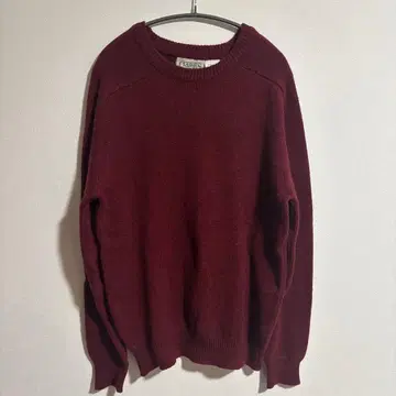 Sears Classics 버건디 니트 스웨터