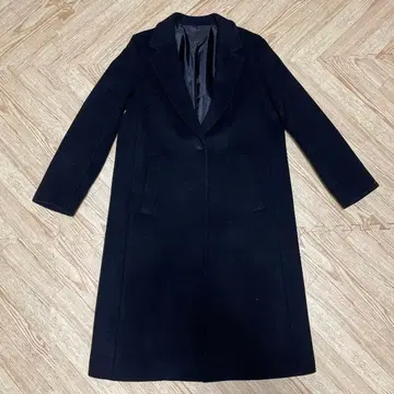 ice 블랙 롱 코트 사이즈 42