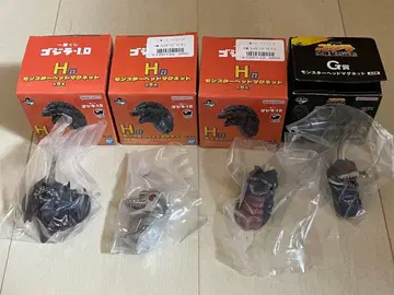 제일복권 고질라 몬스터 헤드 마그넷 4점 세트