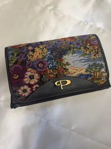 DELKA FRANCE 프랑스제 고블랑 직조 클러치백 앤티크