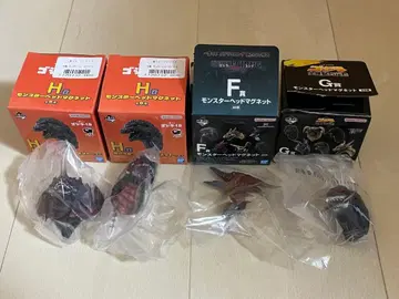 제일복권 고질라 몬스터 헤드 마그넷 4개 세트 2