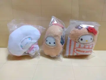 산리오 시크릿 키링 반찬 3종 세트