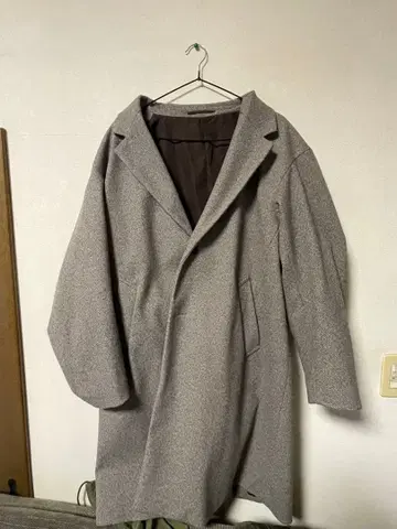 그레이 체스터 코트 UNIQLO