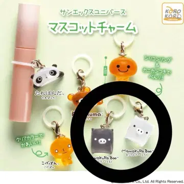 산엑스 유니버스 마스코트 참 & 앞머리 클립 세트