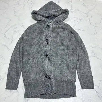 보아모토카 플리스 자켓 후드 부착 [ M ] 반짝반짝 보아 안감 멋쟁이