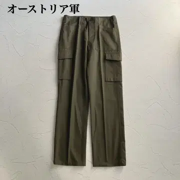 [컨디션 최상] 오스트리아군 밀리터리 카고 팬츠 올리브 그린