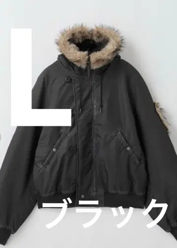 GRANCY 퍼 포켓 디자인 페이드 N2B 자켓 L