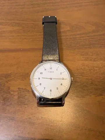 타이맥스 아날로그 손목시계 화이트/블랙