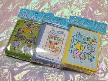 포켓몬 카드 슬리브 3개 세트 잊어버린 우유 믹스