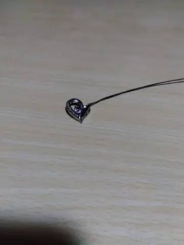 오픈 하트 목걸이 새상품급