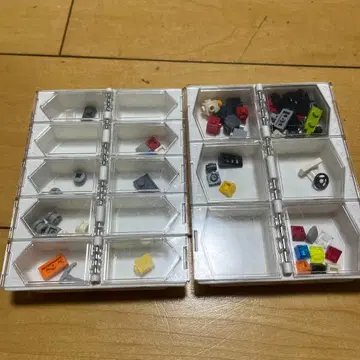 LEGO 레고 블록 부품 세트 투명 케이스 포함