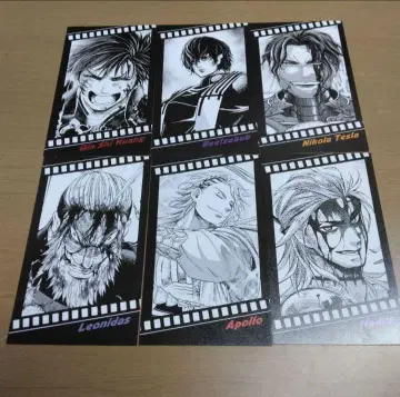 종말의 발키리 26권 특전 필름풍 콜렉터블 카드 전 6종