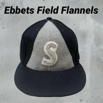 Ebbets Field Flannels 캡 USA제 울 블랙