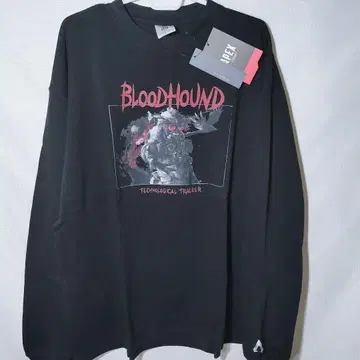 새상품 롱T L 브래드하운드 에이펙스 레이지블루 긴팔T셔츠