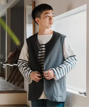 EDIFICE 빈티지 밀스 베스트 사이즈 M