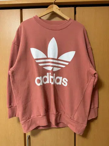 adidas 맨투맨 핑크 오버 사이즈 빅