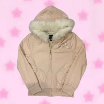 히메로리 GAPKids 퍼 후드티 보아 헤이세이 갸루 y2k 그런지