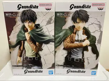 [ 미사용 새상품 ] 진격의 거인 엘렌 리바이 그란디스타 피규어 세트