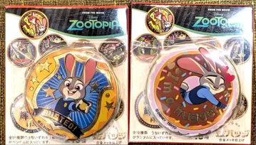 [ 묶음 구매 OK ] 주토피아 금 배지 주디 2세트