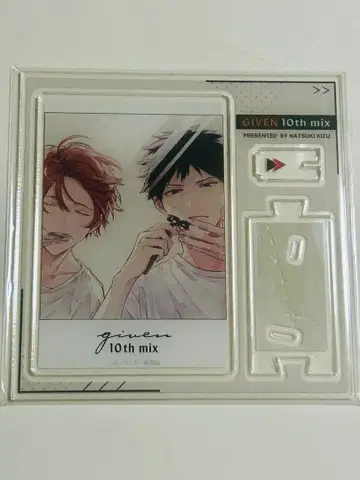 기븐 마후유 릿카 코미코미 특전 아크릴 카드 스탠드 유상 특전