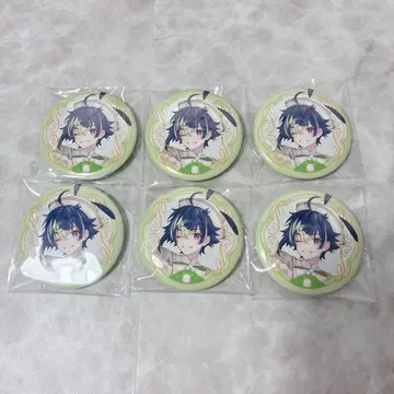 니지산지 산리오 Dytica 캔뱃지 이나미 라이 6점