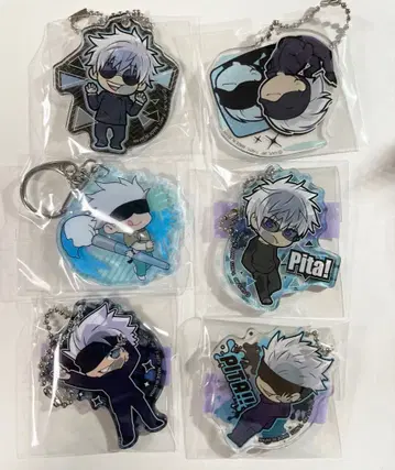 주술회전 고죠 사토루 아크릴 키링