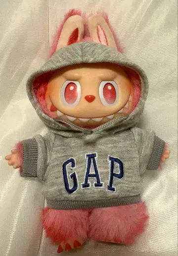 LABUBU 후디 GAP 그레이