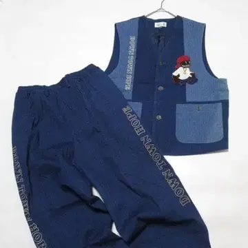 90s DTH DOWN TOWN HOPE 베스트/팬츠 셋업 M