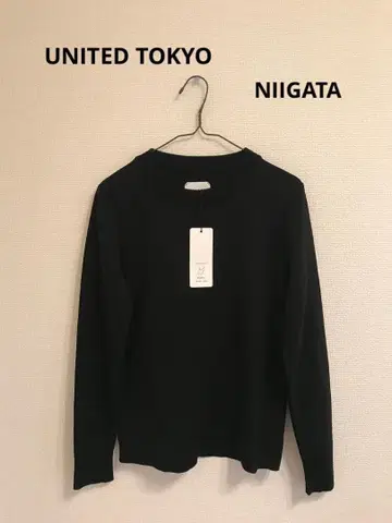 UNITED TOKYO 면 니트 블랙